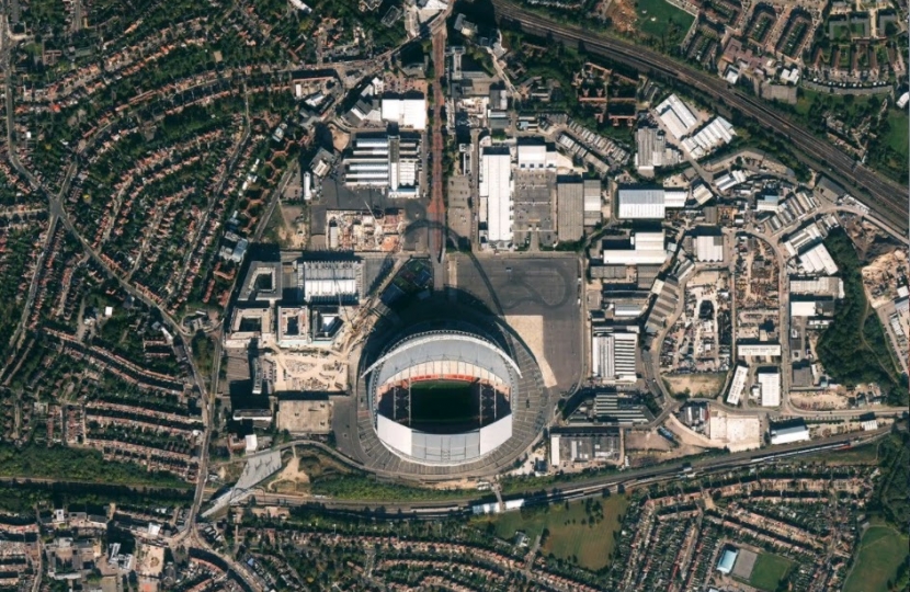 Wembley from the air