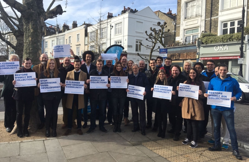 Camden Conservatives Launch Day in Primrose Hill