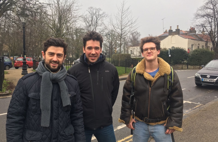 Henry Newman, Jim Ormiston & Ben Seifert,  Highgate Conservative Action Team  