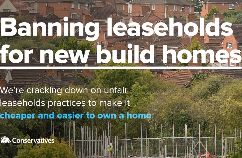 Conservatives plan ban on leaseholds for new build homes