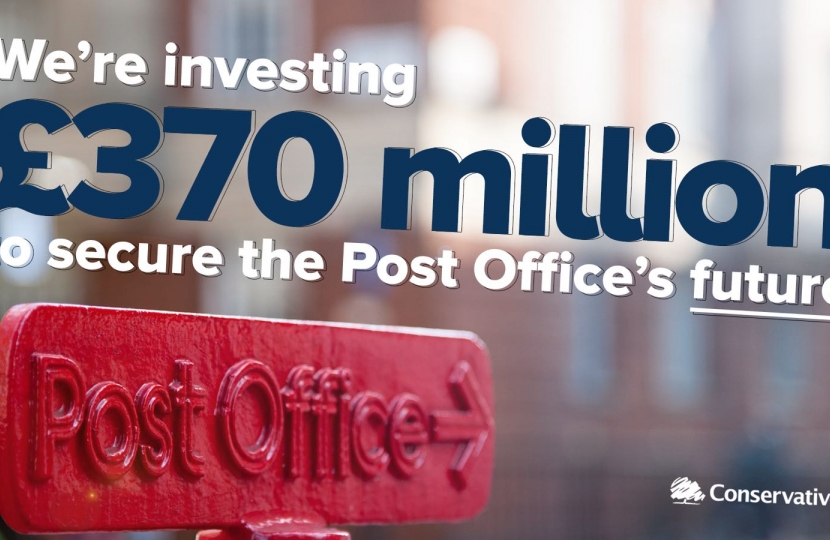 We're investing £370 million to secure the Post Office's future