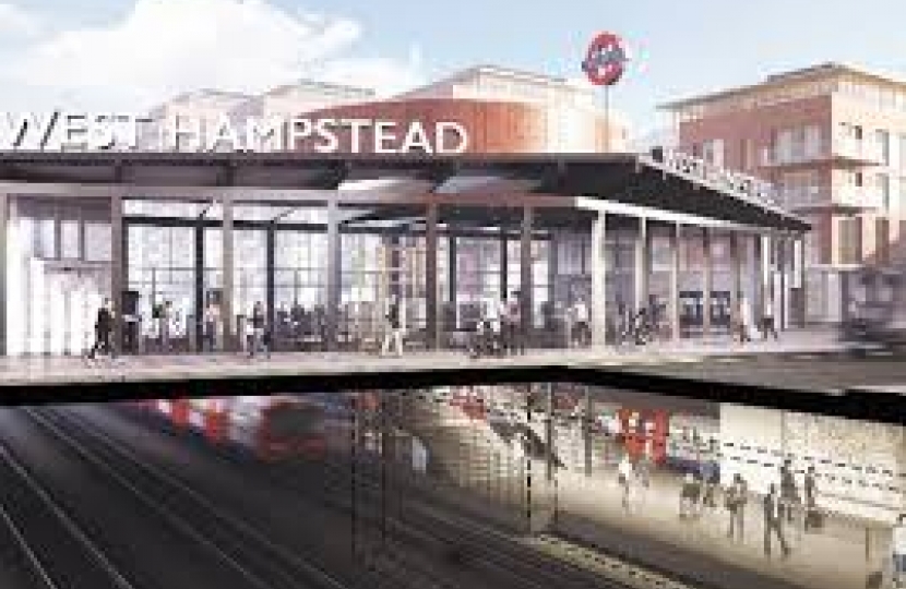 As West Hampstead Station might look as seen in the CNJ.