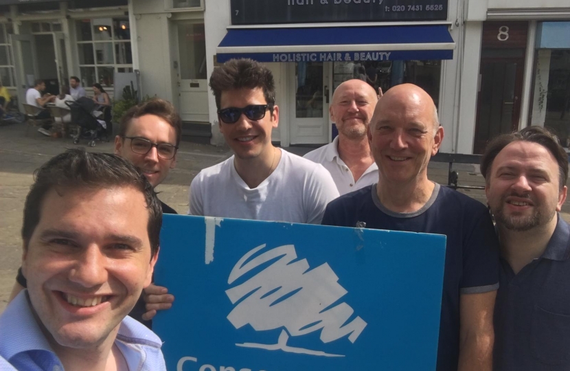 Belsize Conservatives Campaign Morning