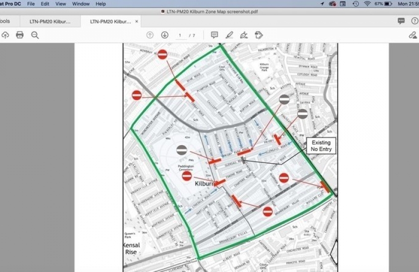 Brent to impose draconian traffic restrictions in Kilburn 