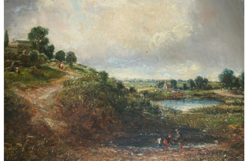 An application has been made to restore Branch Hill Pond, which was immortalised in several paintings by John Constable. 