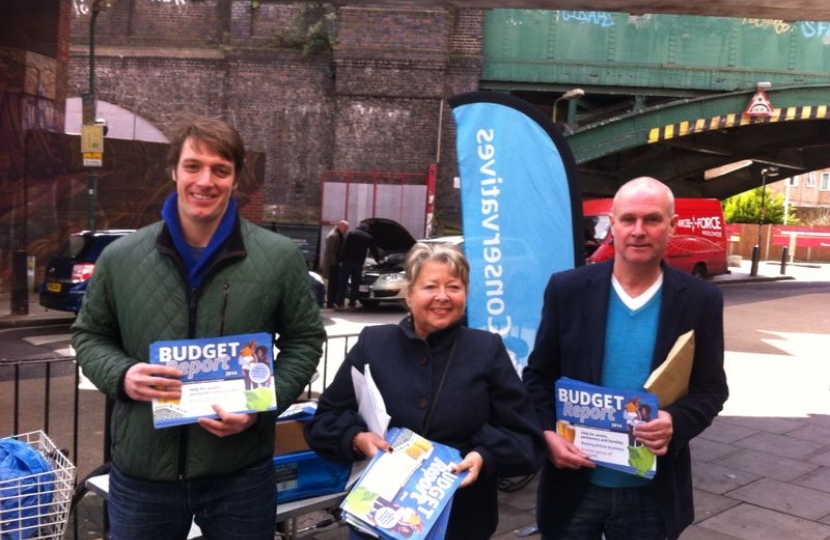 Brent Conservative Cllrs Joel Davidson, Carol Shaw and John Warren 