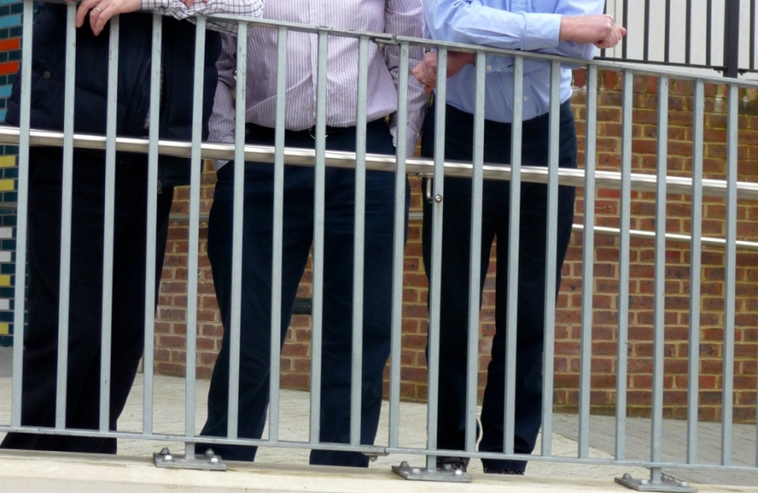 Andrew, Don and Roger - watching out for Swiss Cottage