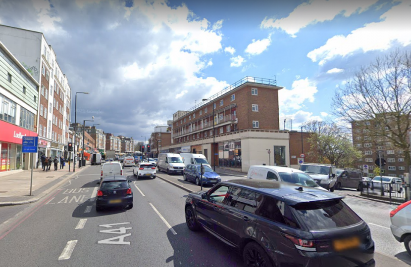 Finchley Road  set for 20mph speed limit - TFL