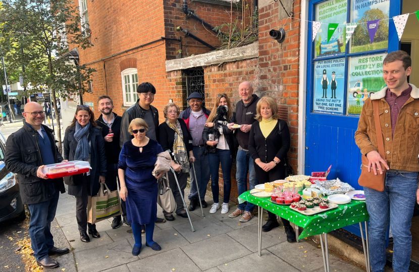 Hampstead and Kilburn Conservatives raised £802 at the recent MacMillan Coffee Morning.