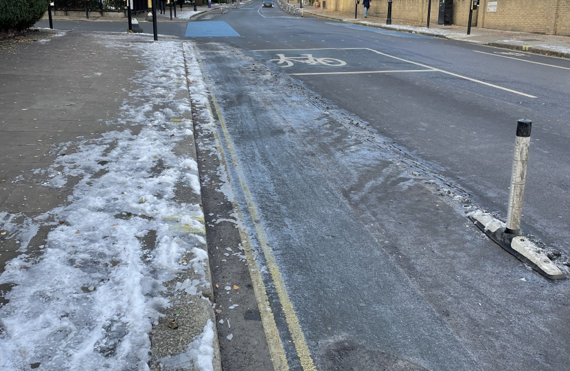 HAVERSTOCK CYCLE LANE - a cyclist reports back.