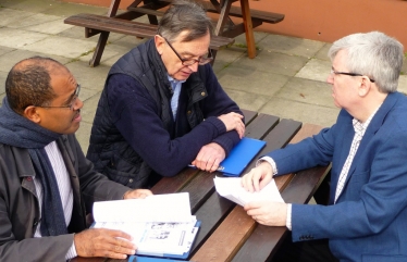 Cllrs Don Williams Roger Freeman and Andrew Mrshall