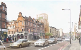 The proposed tower block on Finchley Road, by developer Linea Homes, will consist of 22 flats, just two of which are classed as ‘affordable’.