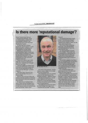 Cllr John Warren - Kilburn Times