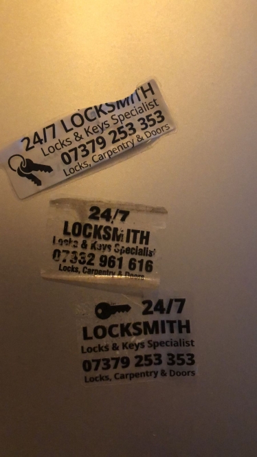 There have been reports that the following stickers have been placed on properties in Messina Avenue and Cotleigh Road!