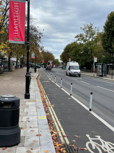 Haverstock Hill Bike lane permanent  You said no - Camden said Yes