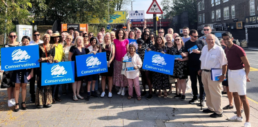 Julie Redmond Campaign Launch in Cricklewood with Susan Hall