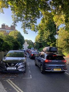 Traffic pressure on Highgate West Hill, as  reported in the 'Ham and High'