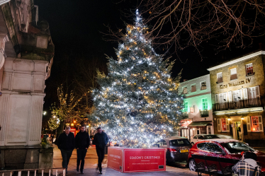 HAMPSTEAD CHRISTMAS LIGHTS AND TREE